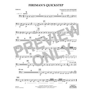Fireman's Quickstep - Timpani